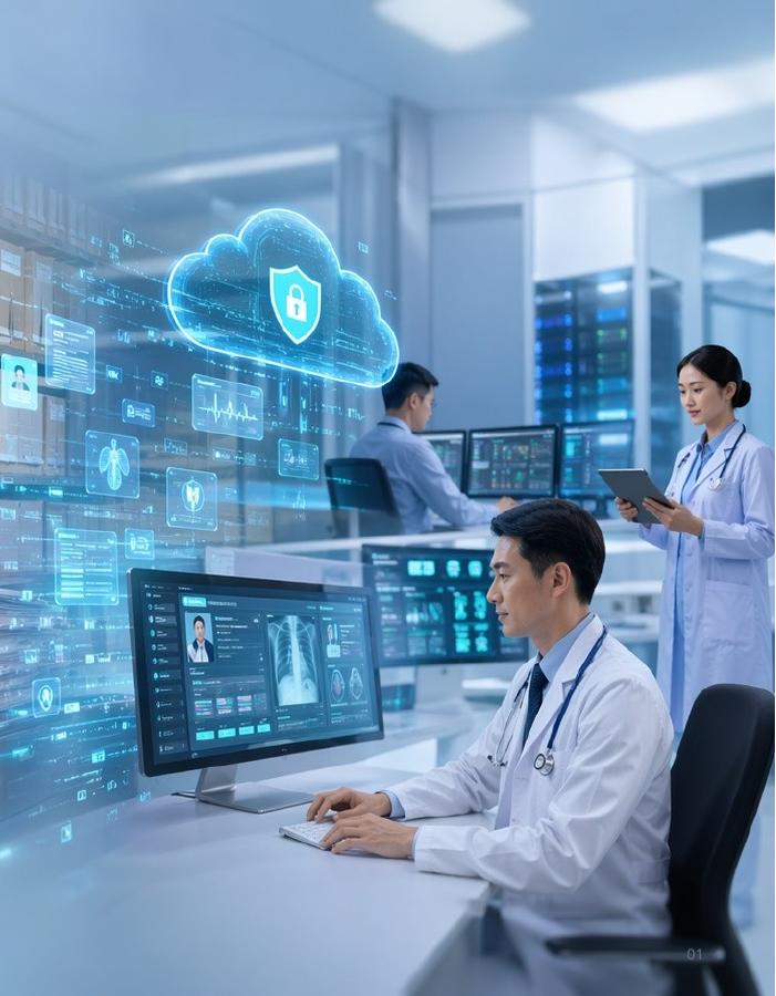 Ilustrasi digitalisasi kesehatan